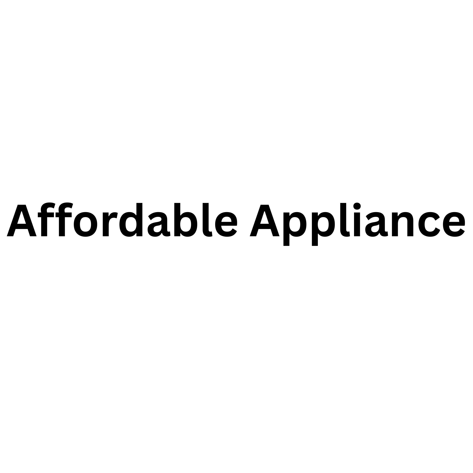 Affordable Appliance